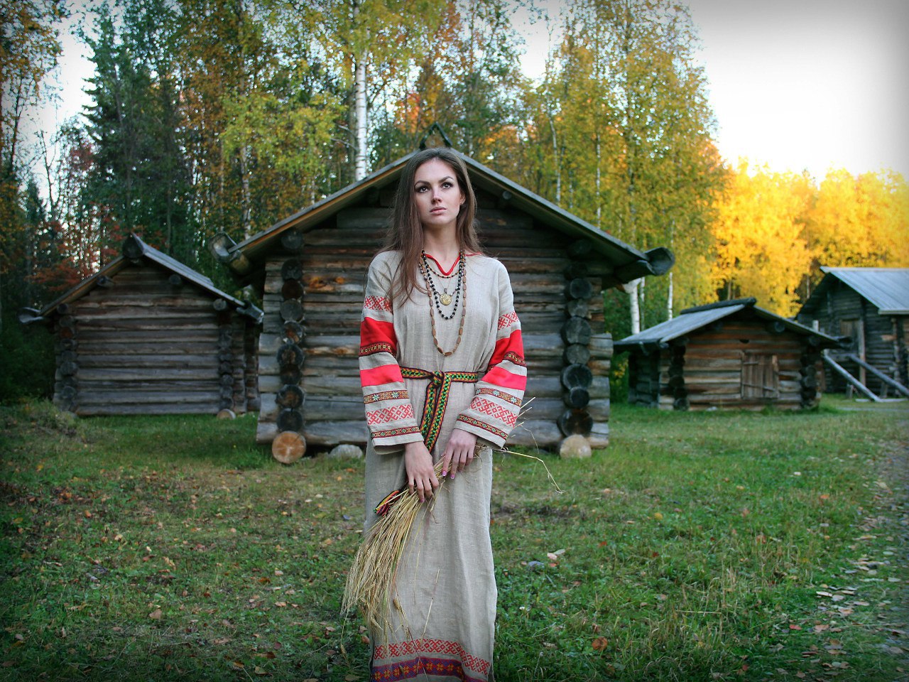 Sexy model Slavic girls in Varanasi